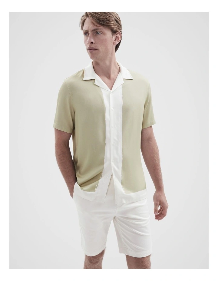 Painted Border Regular Fit Shirt image 1