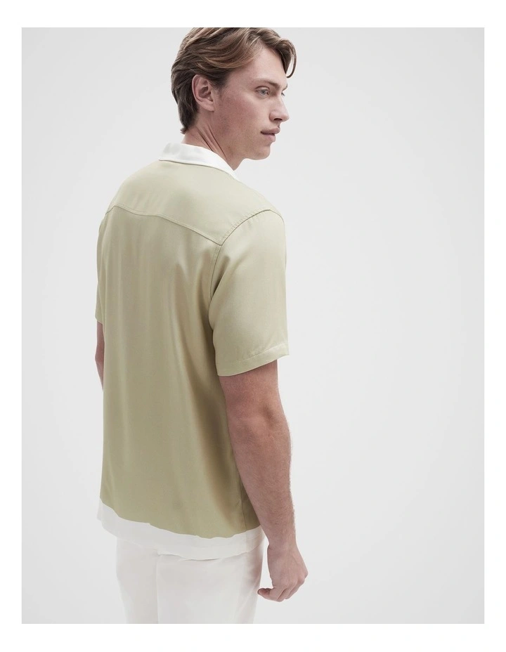 Painted Border Regular Fit Shirt image 2