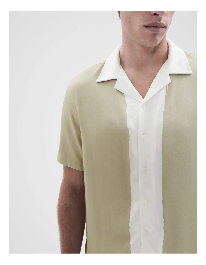 Painted Border Regular Fit Shirt image 3