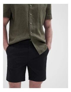 Chino Short 7 Inch in Black