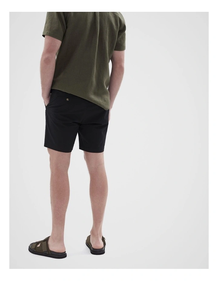Chino Short 7 Inch in Black image 2