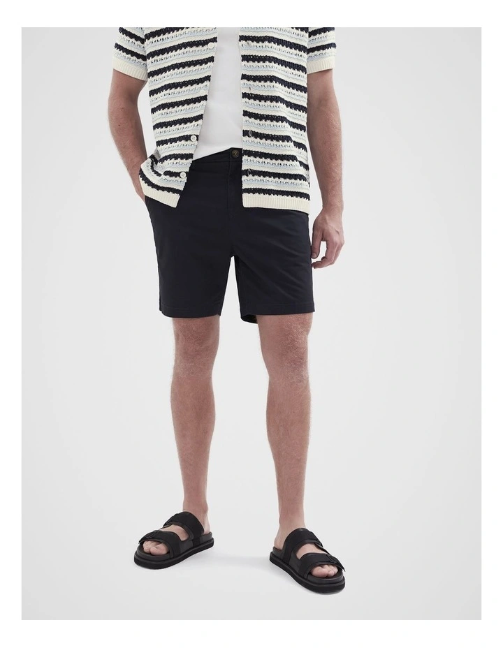 Chino Short 7 Inch in Blue image 1