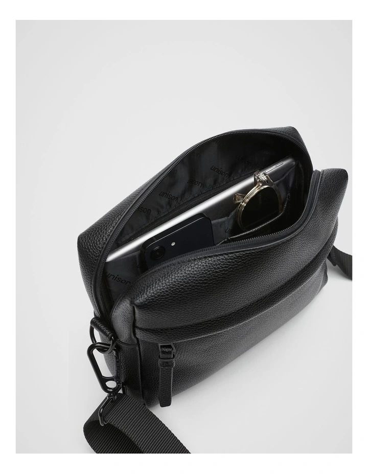 Jasper Travel Cross Body in Black image 3