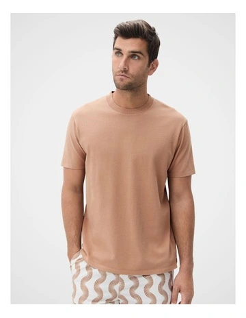 Relaxed T-shirt in Brown