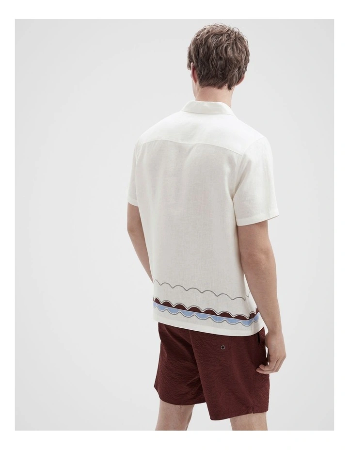 Wavy Border Regular Fit Shirt image 2