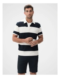 Varsity Polo Shirt in Multi