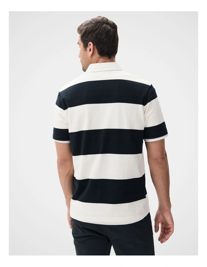 Varsity Polo Shirt in Multi image 2