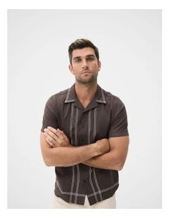 Embroidered Bowler Regular Fit Shirt