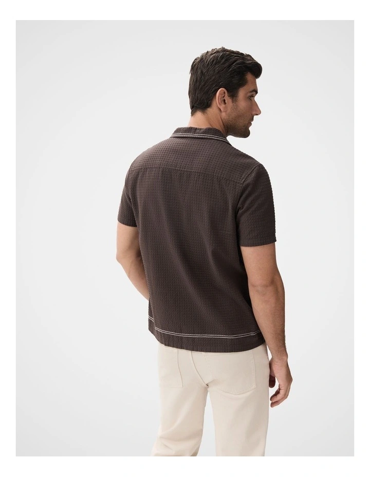 Embroidered Bowler Regular Fit Shirt image 2