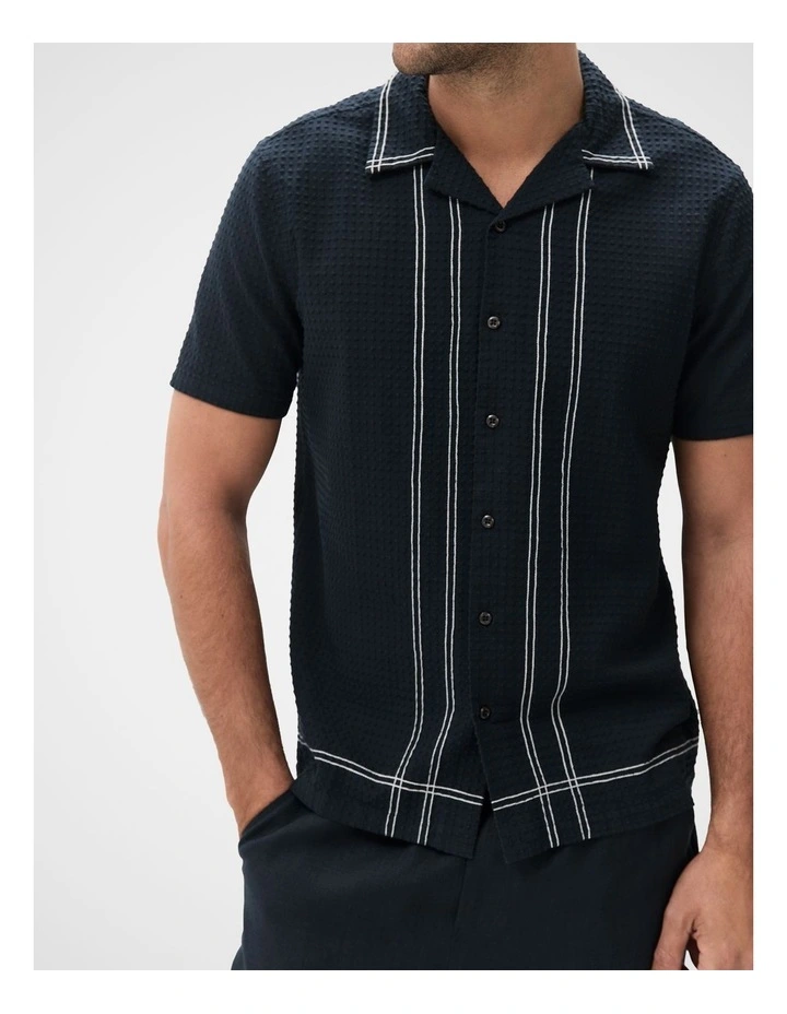 Embroidered Bowler Regular Fit Shirt image 3