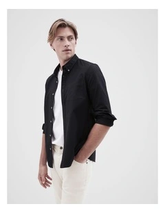 Oxford Regular Fit Shirt in Black