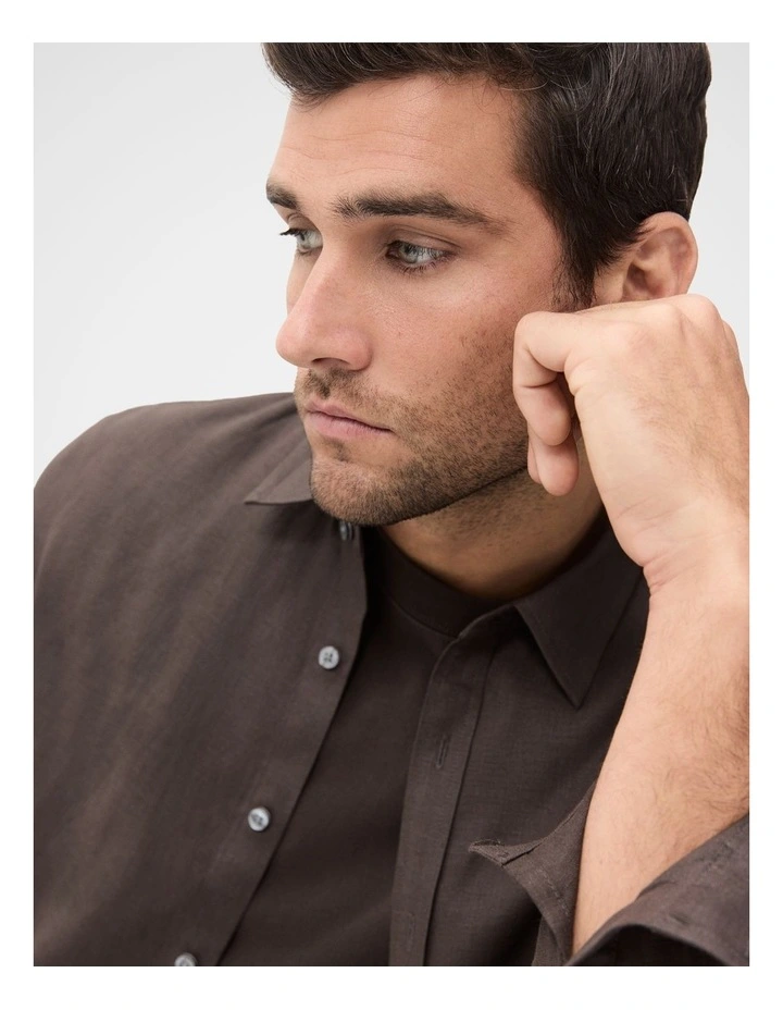 Linen Regular Fit Shirt image 3