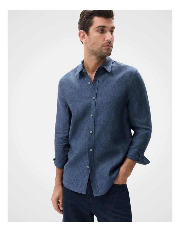 Linen Regular Fit Shirt image 1