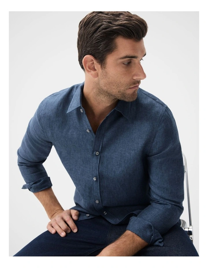 Linen Regular Fit Shirt image 3