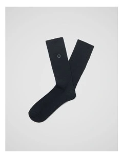 Solid Rib Socks