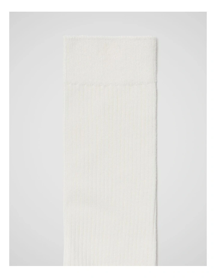 Solid Rib Socks image 2