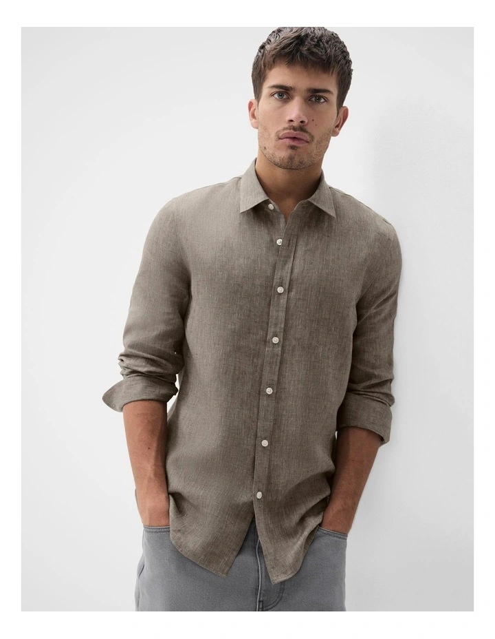 Casual Relaxed Fit Shirt in Grey image 1