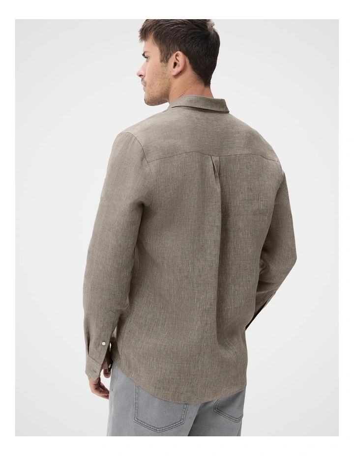 Casual Relaxed Fit Shirt in Grey image 2