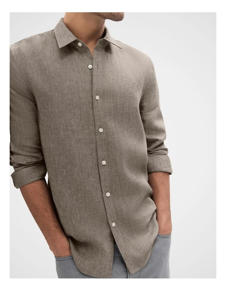 Casual Relaxed Fit Shirt in Grey image 3