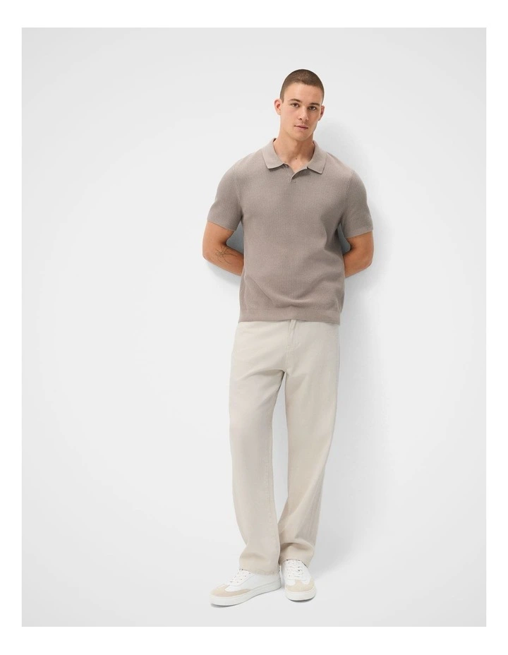 Textured Knit Polo image 4