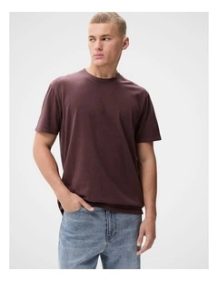 Relaxed T-shirt in Purple
