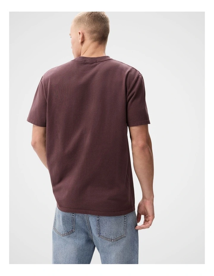 Relaxed T-shirt in Purple image 2