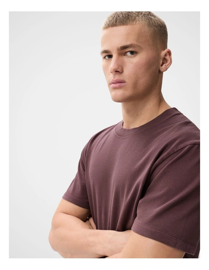 Relaxed T-shirt in Purple image 3