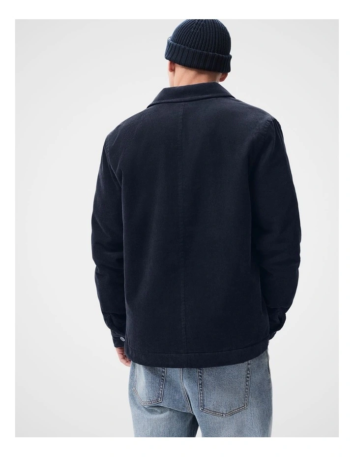 Cord Jacket in Blue image 3