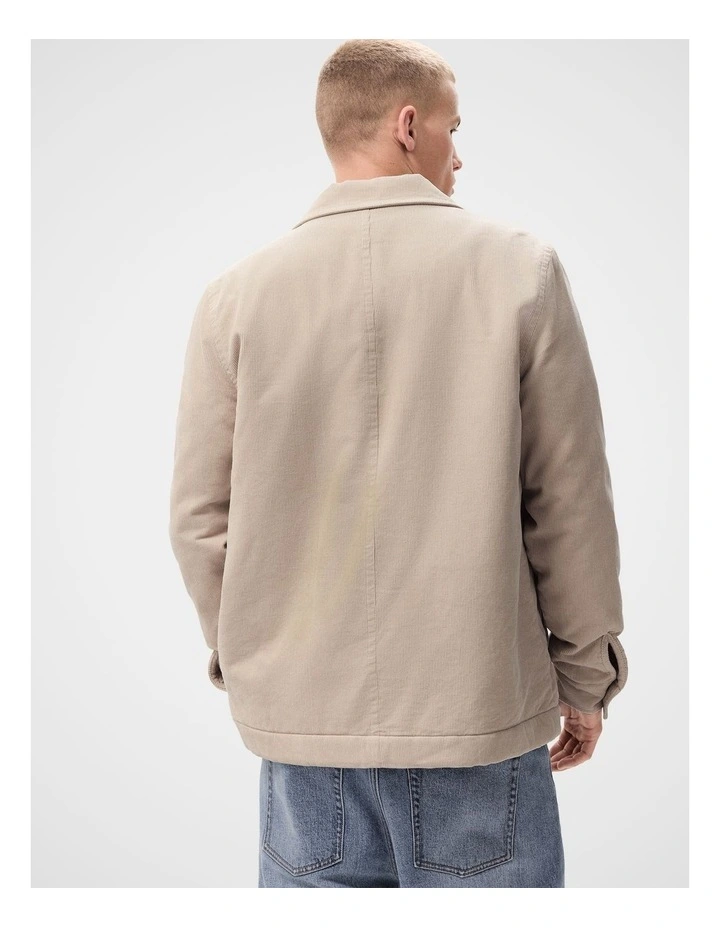 Cord Jacket in Cream image 3