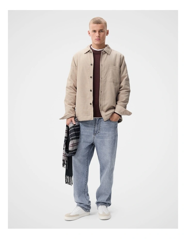 Cord Jacket in Cream image 4