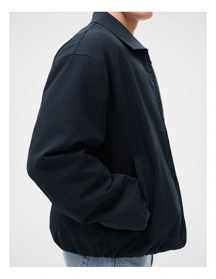 Canvas Bomber Jacket image 2