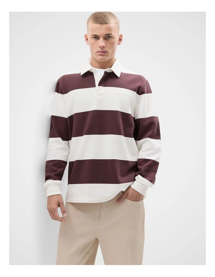 Rugby Polo Shirt in Multi image 1