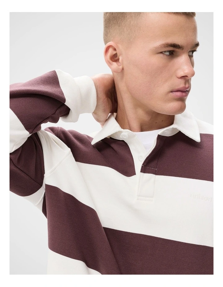 Rugby Polo Shirt in Multi image 3
