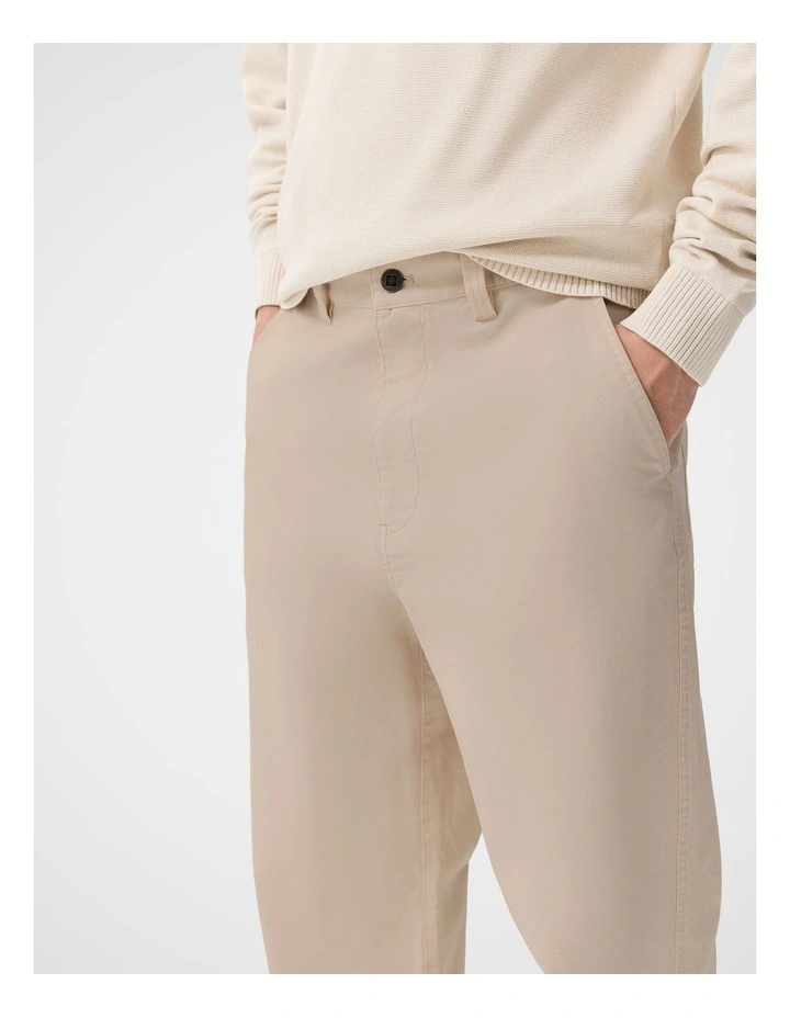 Canvas Utility Pant in Beige image 3