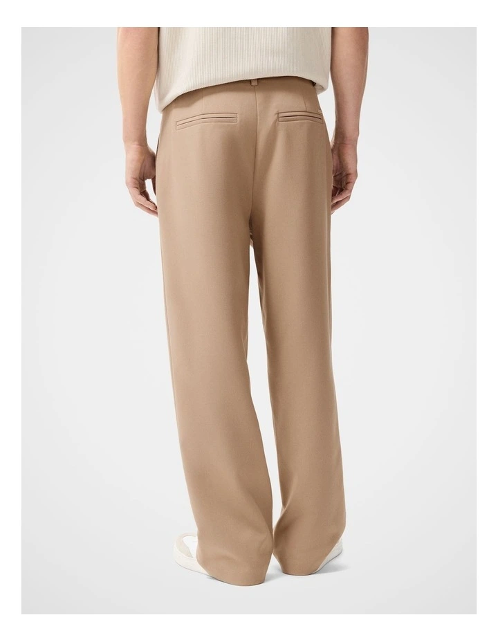 Cayman Pleat Front Pant in Beige image 2