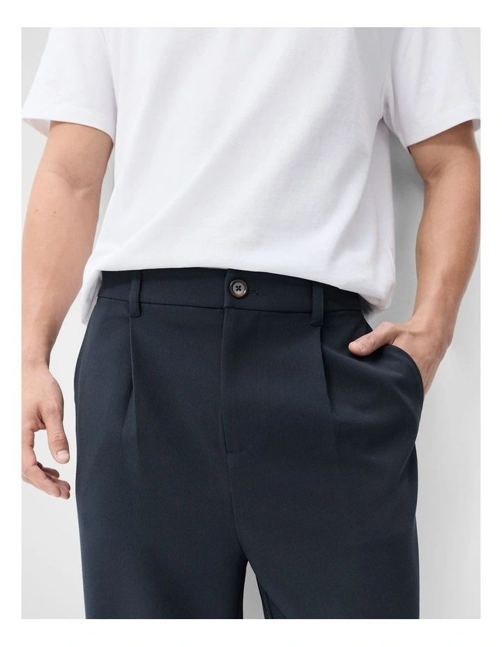 Cayman Pleat Front Pant in Blue image 3