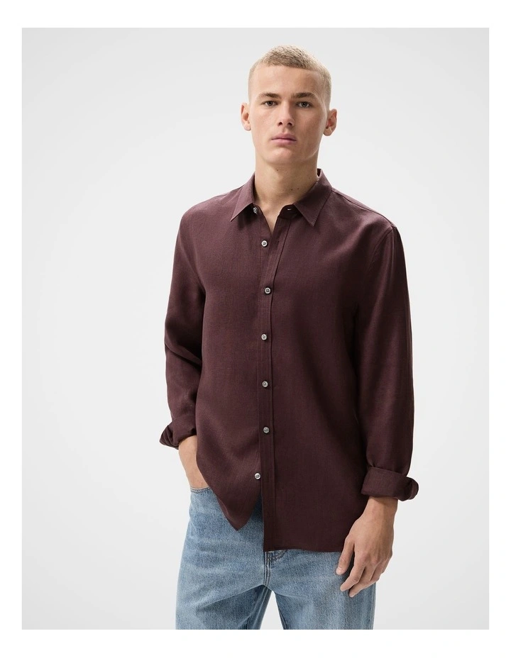 Linen Regular Fit Shirt image 1