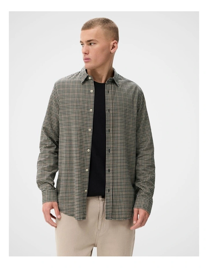Brushed Gingham Regular Fit Shirt image 1