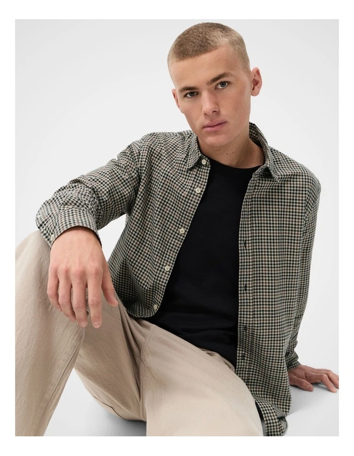 Brushed Gingham Regular Fit Shirt image 3