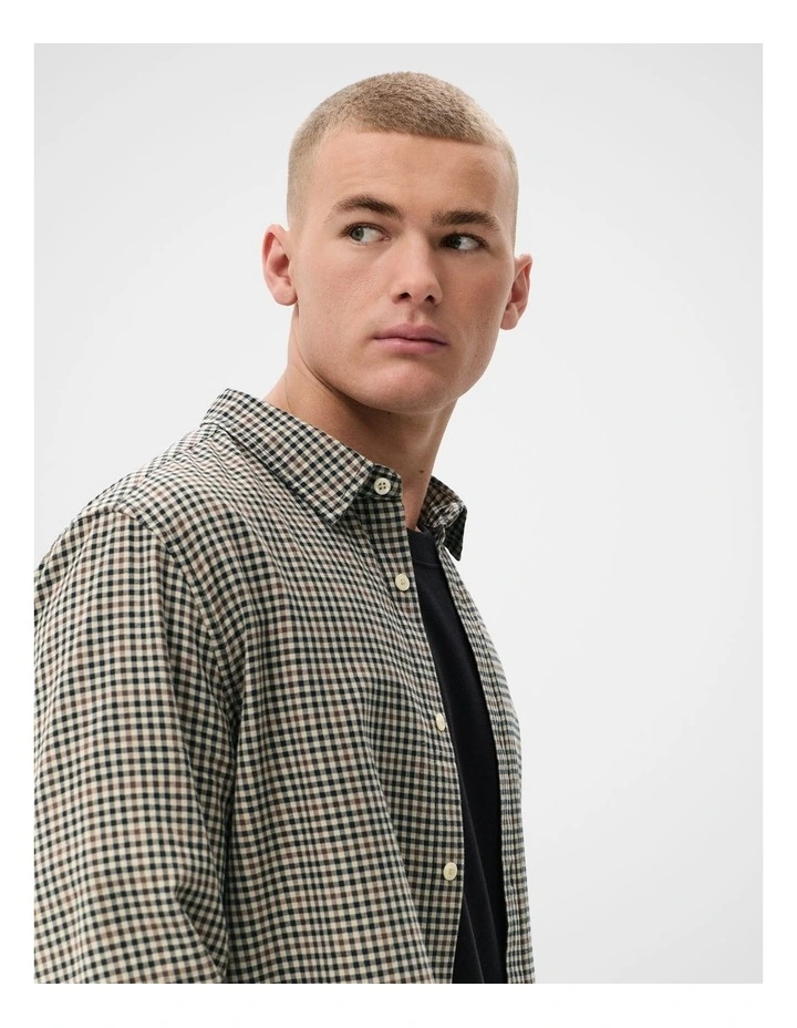 Brushed Gingham Regular Fit Shirt image 4