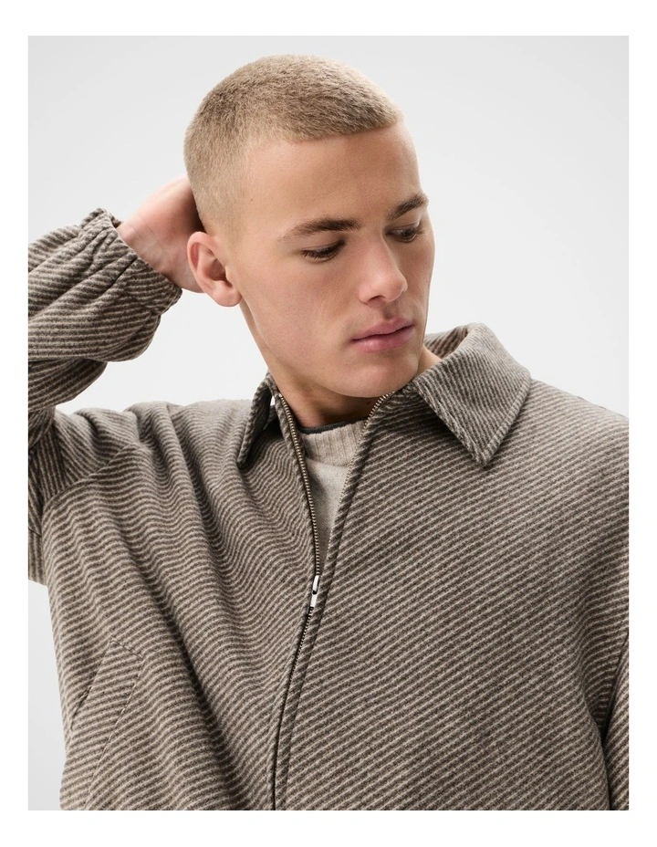 Wool Blend Bomber Jacket image 2