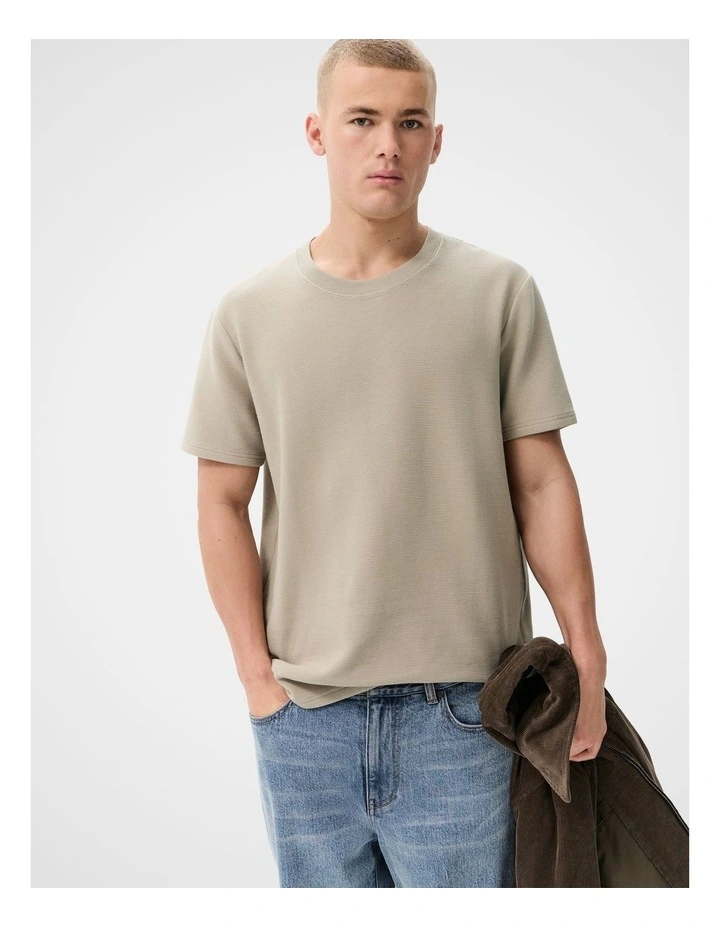 Horizontal Rib T Shirt image 1