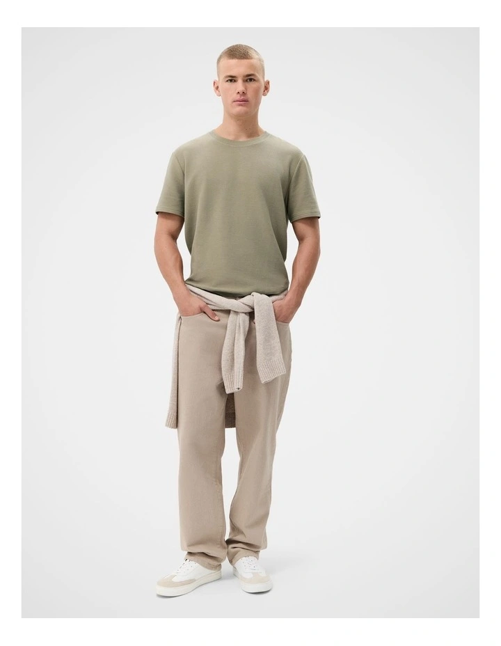 Horizontal Rib T Shirt image 1