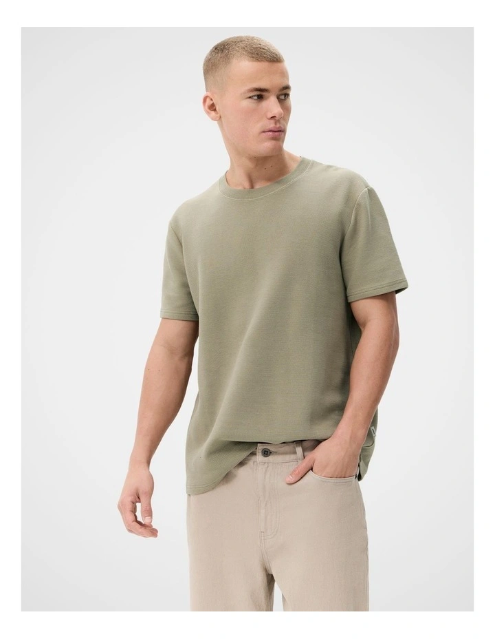Horizontal Rib T Shirt image 3