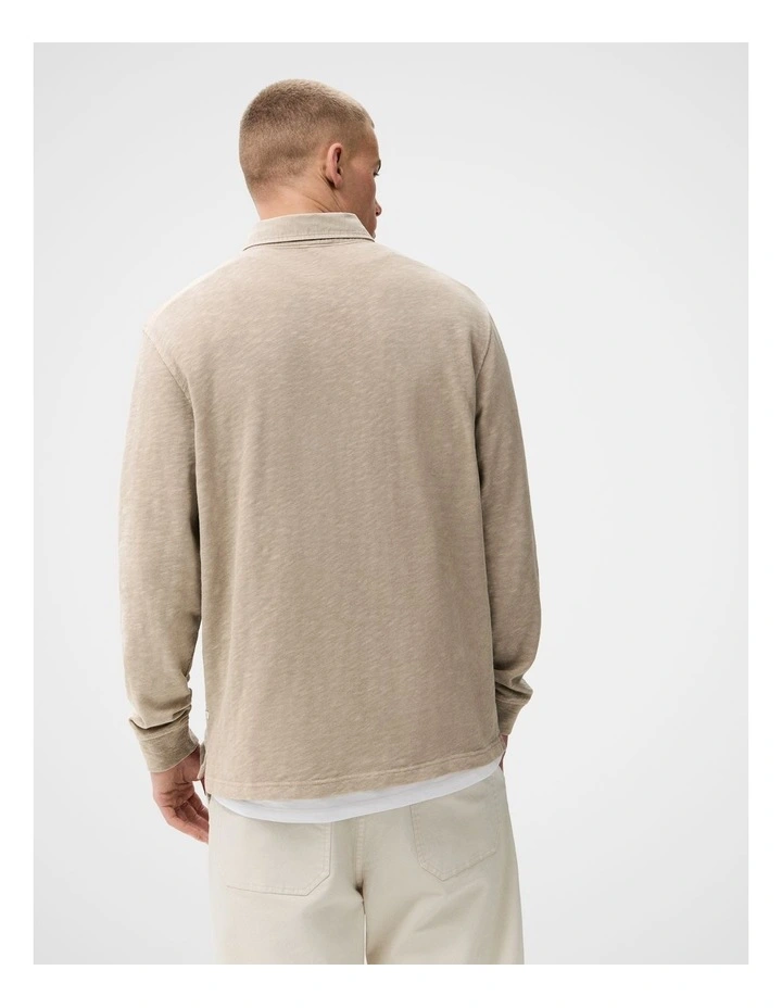 Garment Dye L/S Polo image 2