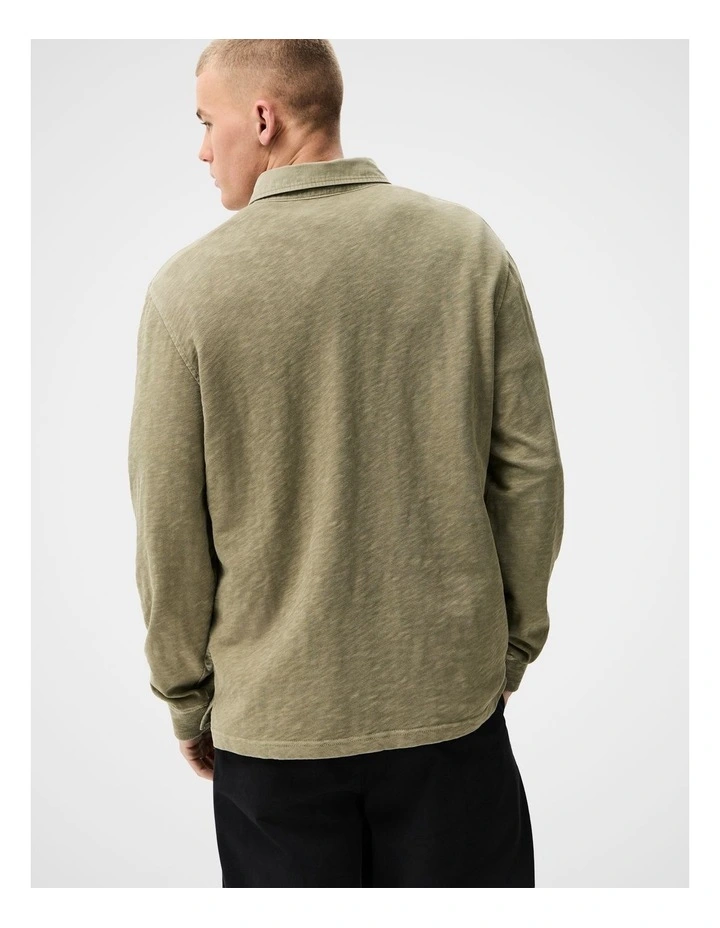 Garment Dye L/S Polo image 2