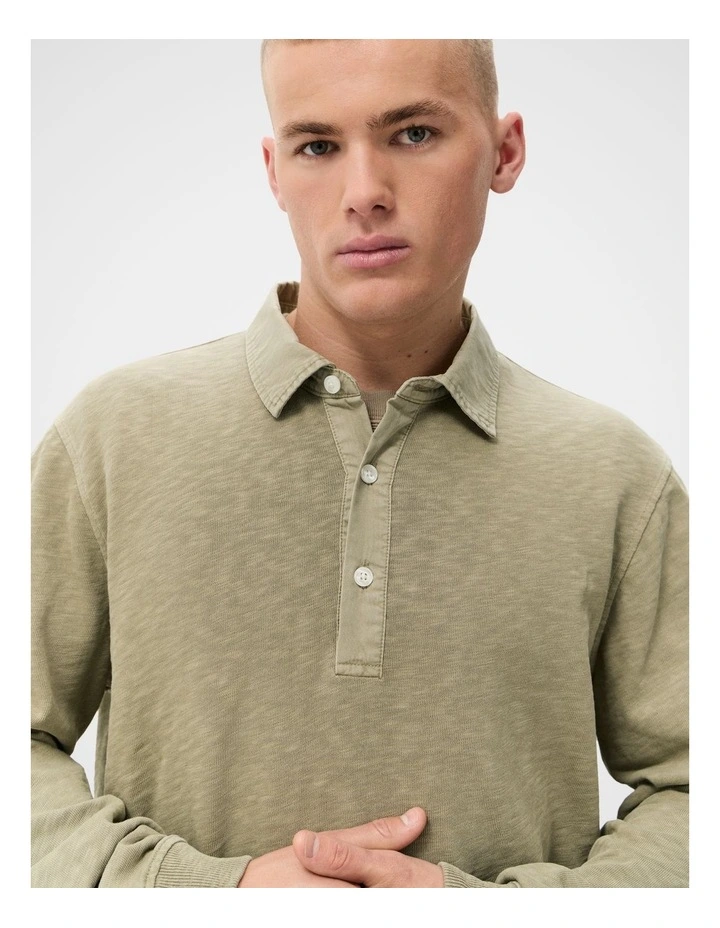 Garment Dye L/S Polo image 4