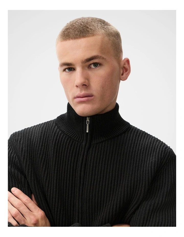 Zip Thru Knit image 4