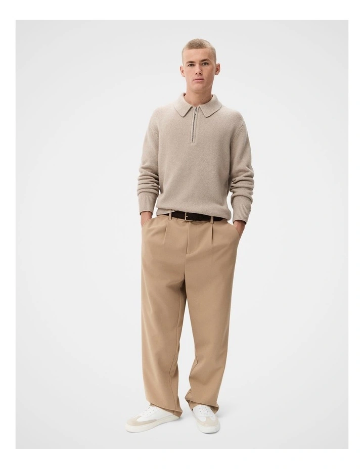 Wool Zip Polo image 3