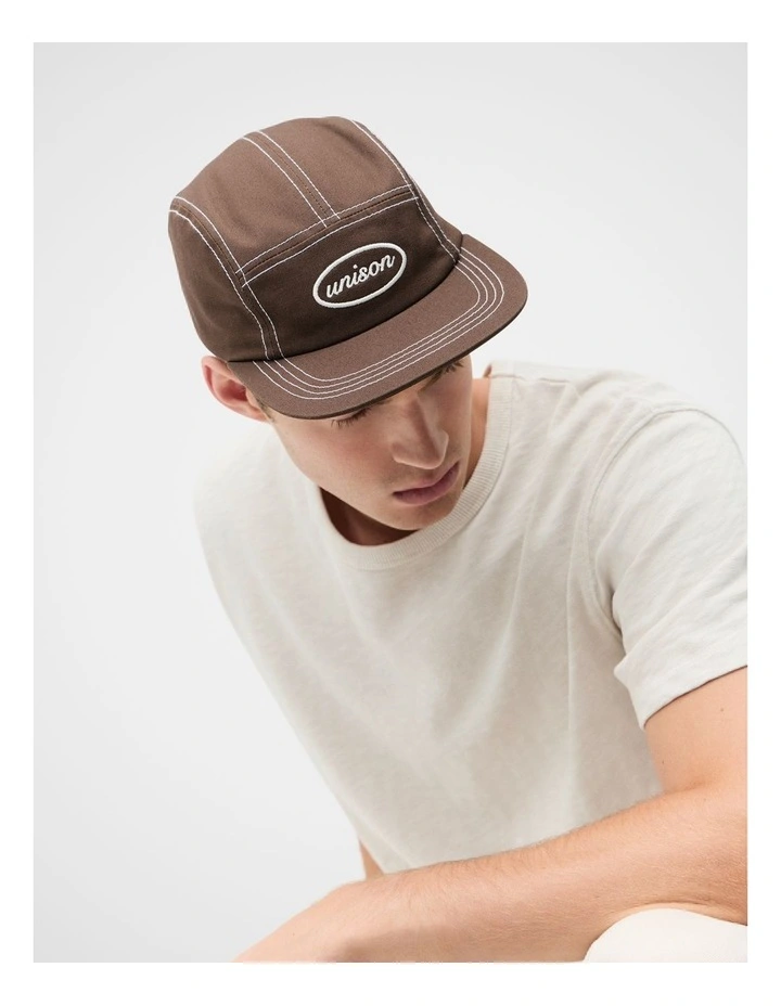5 Panel Embroided Cap image 2
